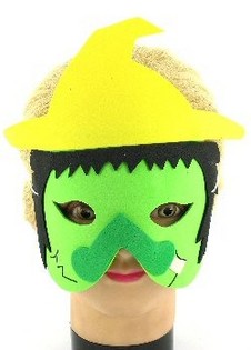 MÁSCARAS DE ESPUMA BRUJA (12 uds.)