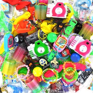 Bolsa de Juguetes Variados para Tómbola (144 uds.)