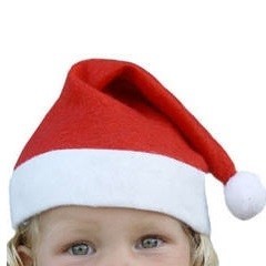 GORROS DE NAVIDAD PARA NIÑOS (12 uds.)