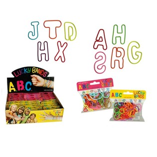 ***SUPER ECONÓMICO*** PULSERAS LUCKY BANDS PARA NIÑOS - MODELO: LETRAS (24 uds.)