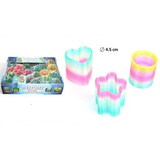 MUELLES MÁGICOS EN DISEÑO MIXTO Ø4,5 CM EN EXPOSITOR (24 uds.)