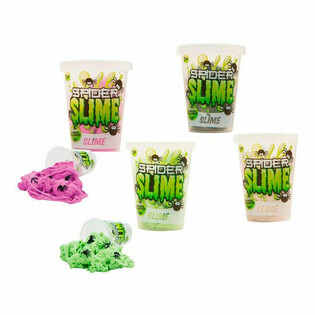 SLIME DE ARENA ARAÑA CON ARAÑAS (12 uds.)