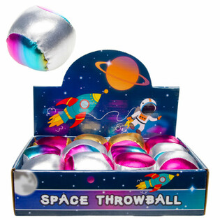 PELOTA DE PELUCHE METÁLICA PARA LANZAR - SPACE (12 Uds.)