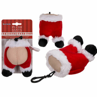 Llavero de Peluche Papá Noel con Sonido de Pedo (24 uds.) - MEGA BARATO