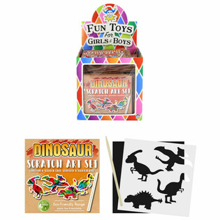 Expositor de Dinosaurios de Rascado Mágico Eco Friendly (108 uds.)