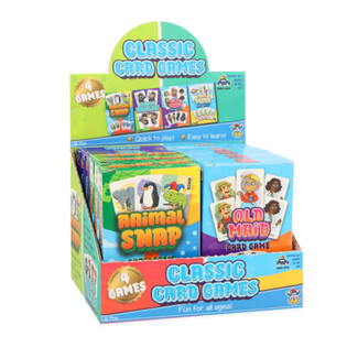 SURTIDO DE 4 JUEGOS DE CARTAS CLÁSICOS - EN EXPOSITOR (12 uds.)